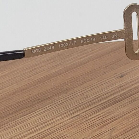 Versace Aviator Sunglasses VE2249 1002/7P Gold Metal Frame Gold Mirror Lens 65mm - Picture 7 of 16